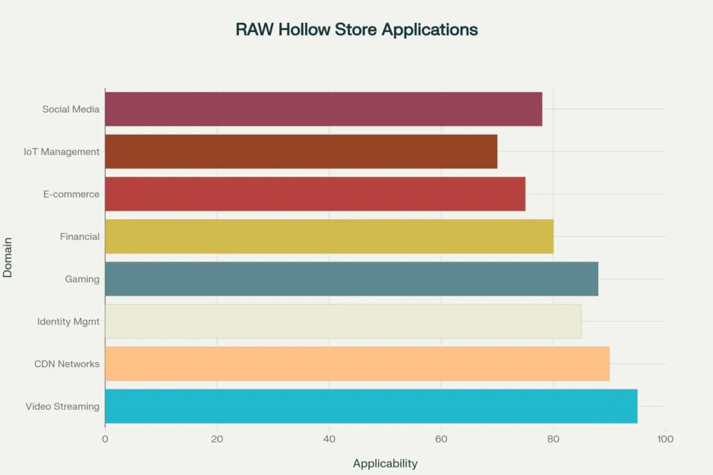 Real-world application domains for RAW Hollow